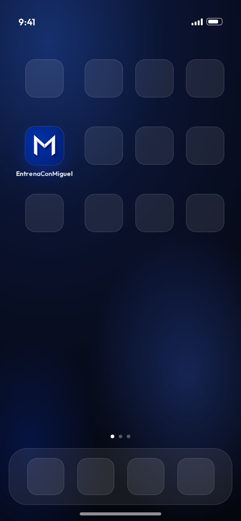 El icono de la app en la pantalla de inicio del móvil